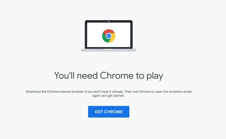 youll need chrome to play