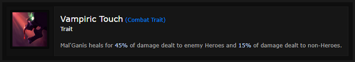 Mal'Ganis Build Guide for Heroes of the Storm 1 VampiricTouch