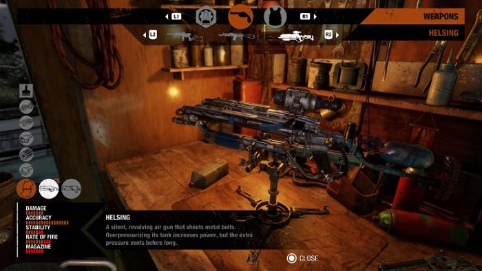 metro exodus weapons list helsing customization guide