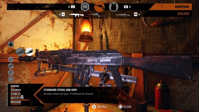 metro exodus weapons list kalash customization guide