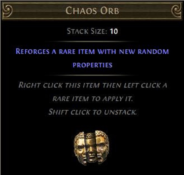 Path of Exile Beginners Guide 2019 3 chaos orb