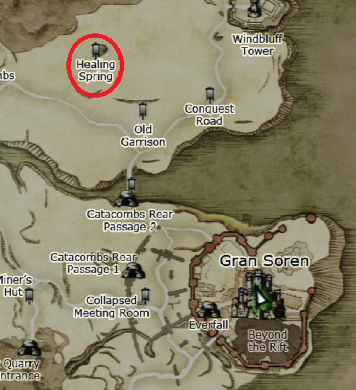 Top Five Advanced Tips for Dragon's Dogma: Dark Arisen - A Guide to Victory 4 601686459 preview HealingSpring location
