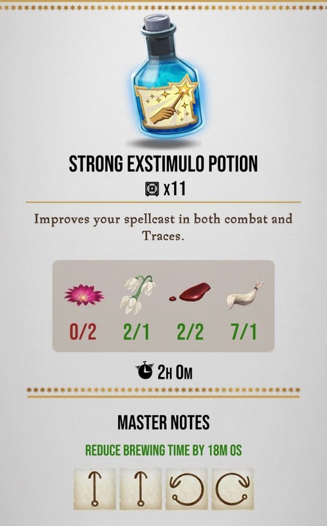 Strong extimulo potion