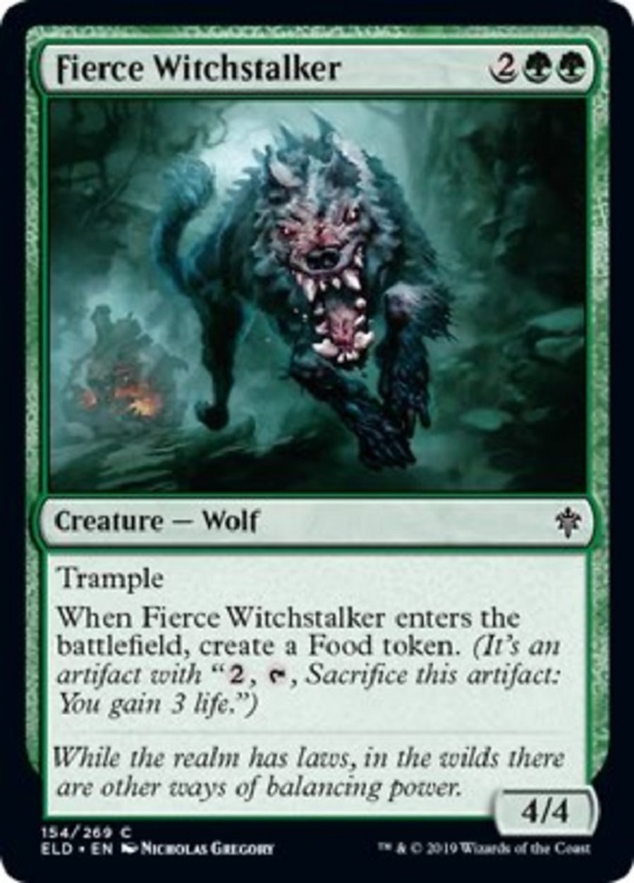 Top 10 Best Throne of Eldraine Cards for Magic: The Gathering Limited and Standard 1 eld 154 fierce witchstalker