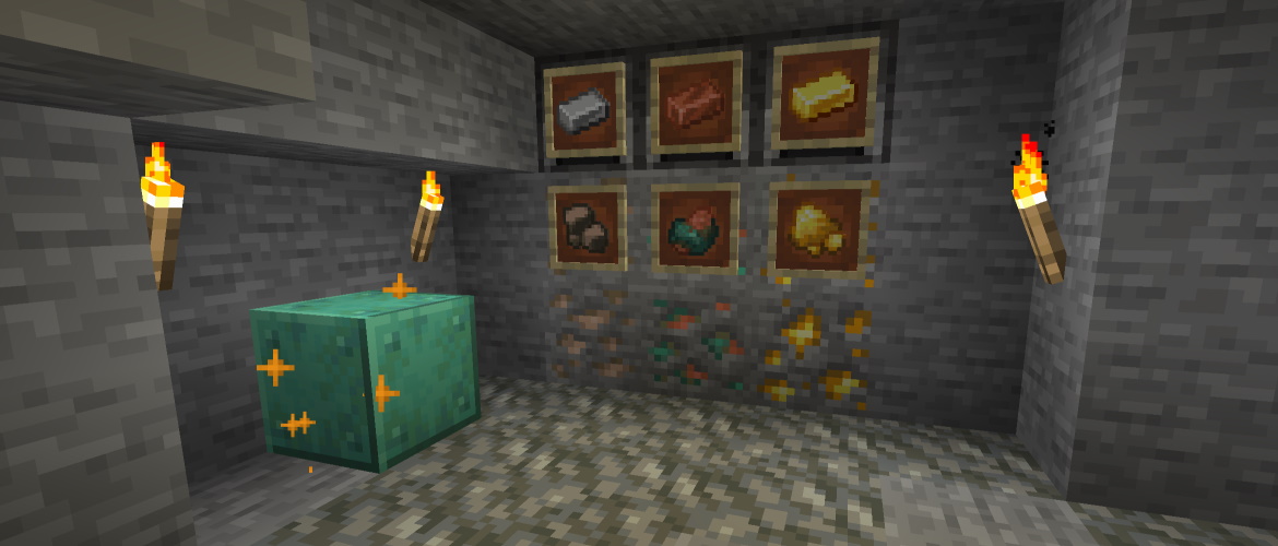 Raw Metals Iron Copper Gold In Minecraft 1 17 21w14a Gaming Tier List
